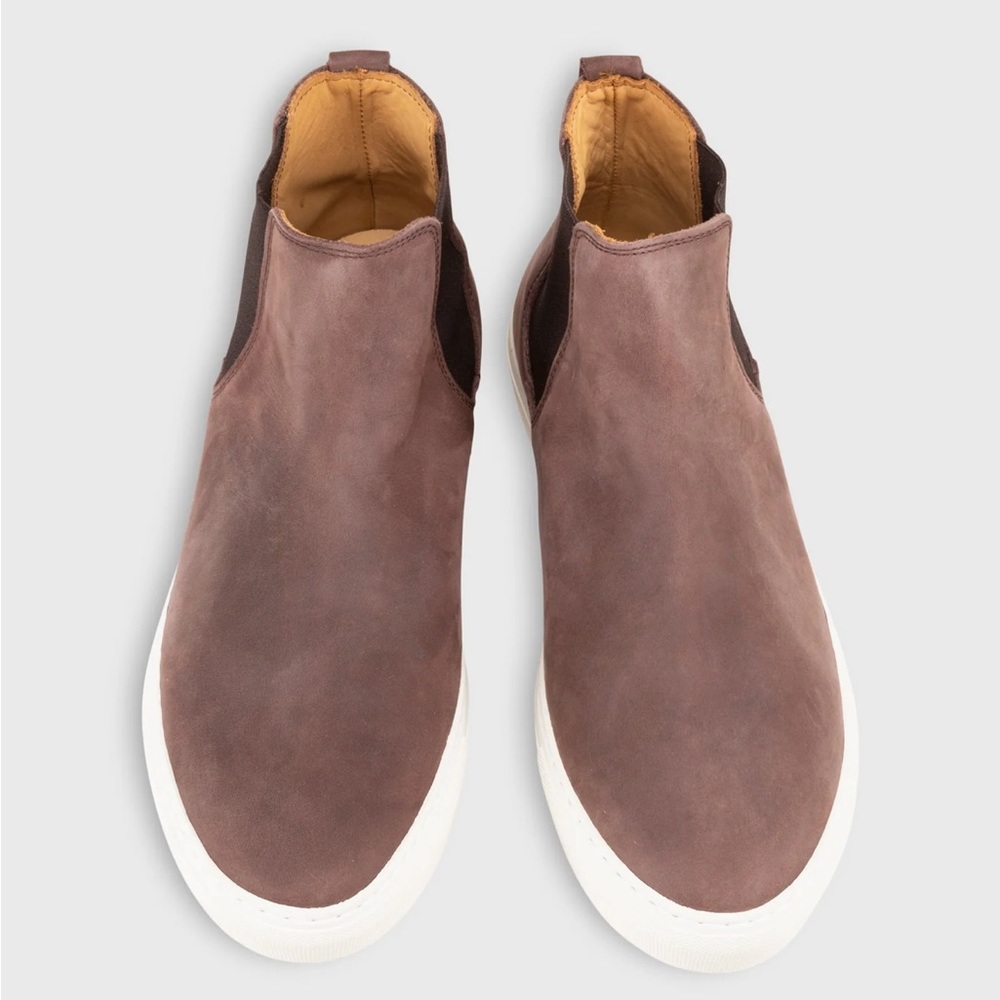 Sid Mashburn Chelsea Dark Leather Brown Sneaker